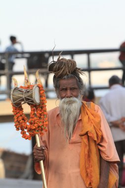 Hindistan'da kutsal sadhu