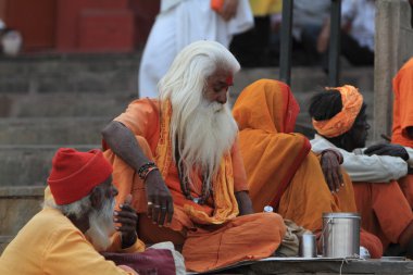 Hindistan'da kutsal sadhu