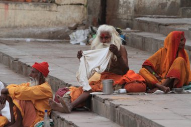Hindistan'da kutsal sadhu