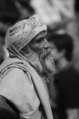Hindistan'da kutsal sadhu