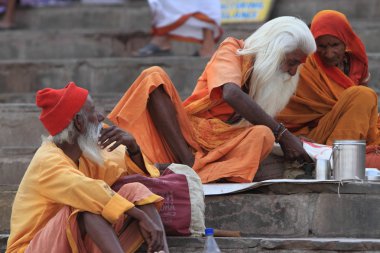 Hindistan'da kutsal sadhu