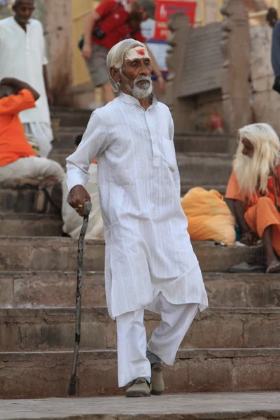 Holy Sadhu in India — Stock Photo, Image