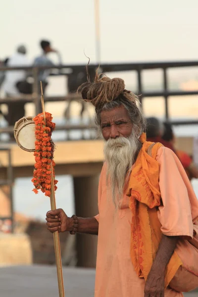 Santo Sadhu in India — Foto Stock