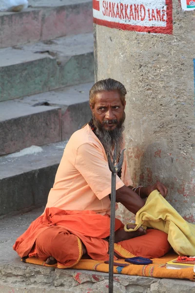 Santo Sadhu in India — Foto Stock