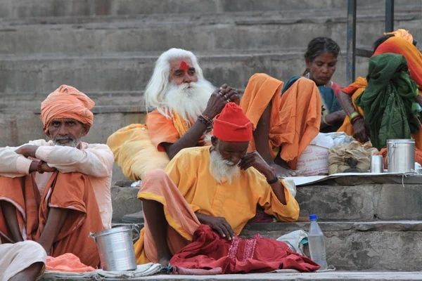 Świętych sadhu w Indiach — Zdjęcie stockowe