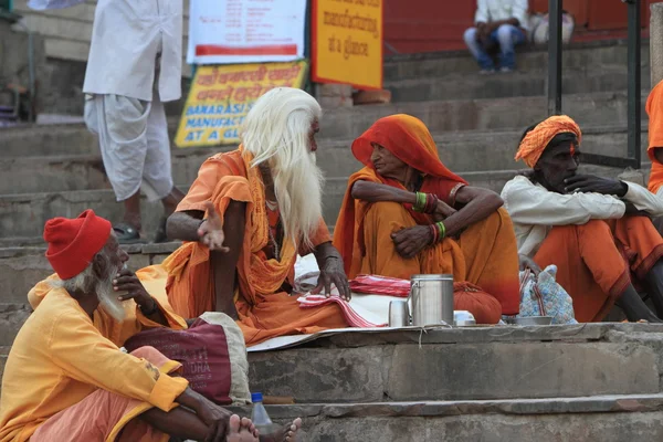 Holy Sadhu in India — Stock Photo, Image