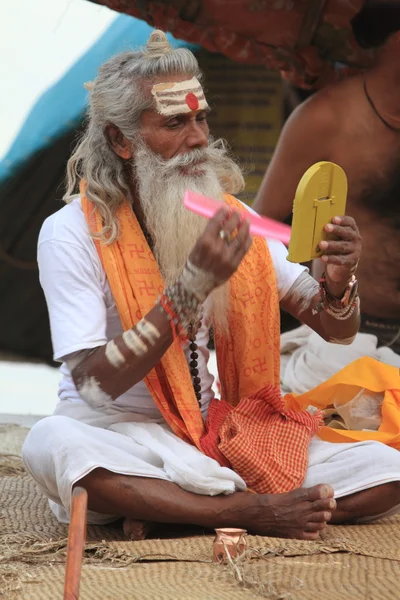 Ιερά sadhu — Φωτογραφία Αρχείου