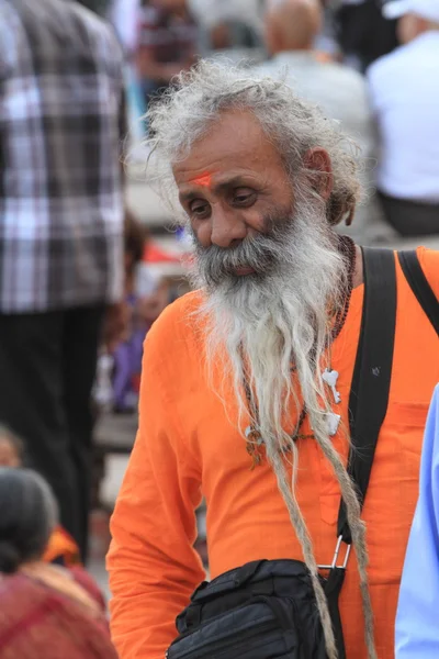 Holy Sadhu in India — Stock Photo, Image