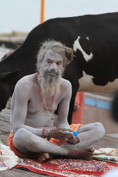 Santo Sadhu. — Fotografia de Stock