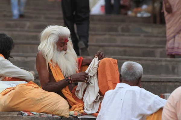 Sadhu Santo en la India — Foto de Stock