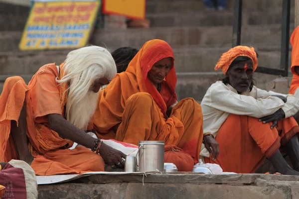 Holy Sadhu in India — Stock Photo, Image