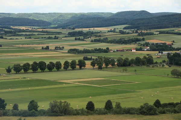 Landskap av herleshausen Tyskland — Stockfoto