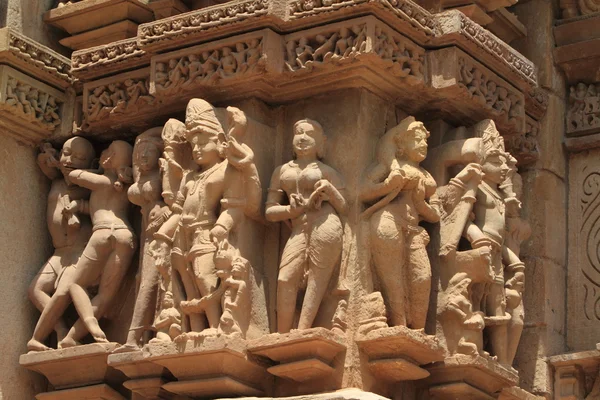 Το khajuraho πόλη ναός στην Ινδία — Φωτογραφία Αρχείου
