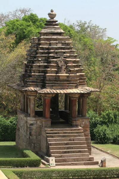 De stad van de tempel van khajuraho in india — Stockfoto