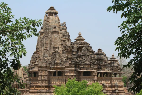 Храм місто Кхаджурахо в Індії — стокове фото