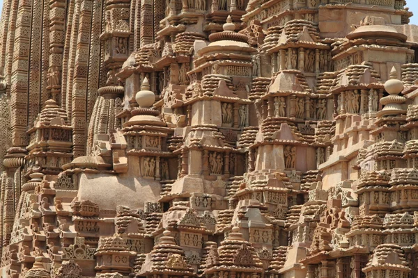 Khajuraho chrámu města v Indii — Stock fotografie
