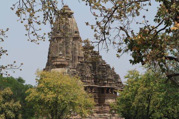 Chrám město khajuraho v Indii — Stock fotografie