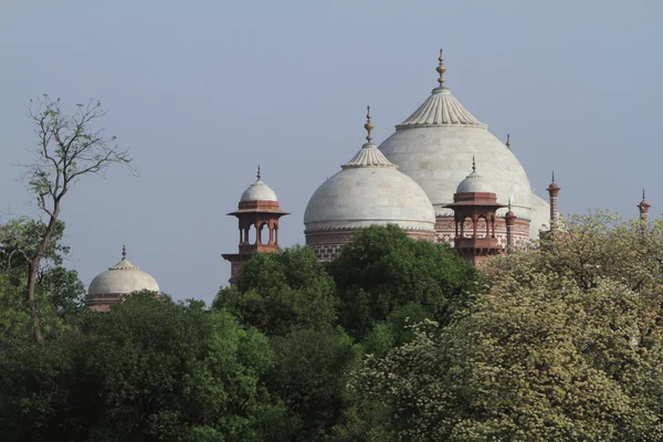 De taj mahal in India — Stockfoto