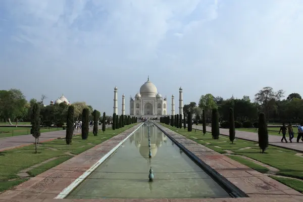 O Taj Mahal em Agra Índia — Fotografia de Stock