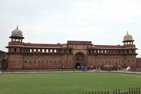 O Forte Vermelho de Agra na Índia — Fotografia de Stock