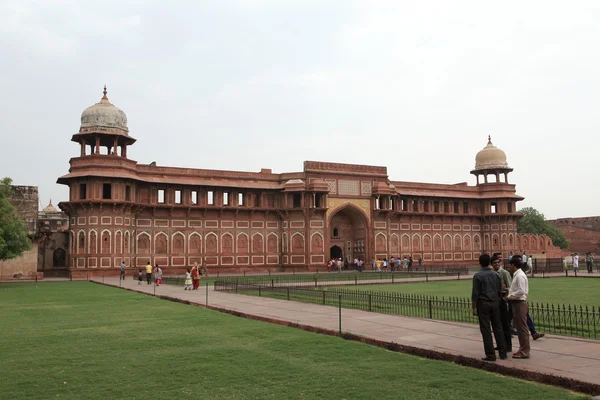 O Forte Vermelho de Agra na Índia — Fotografia de Stock