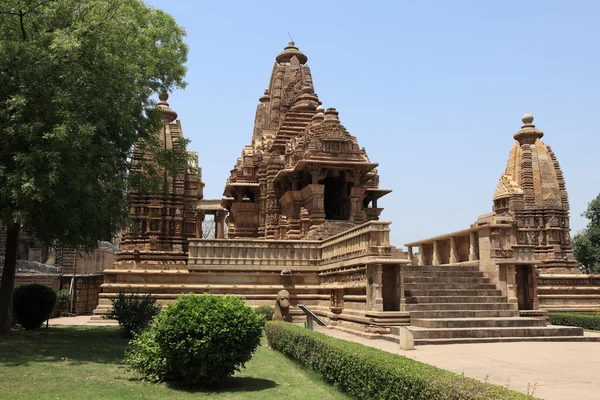 La Città del Tempio di Khajuraho in India — Foto Stock