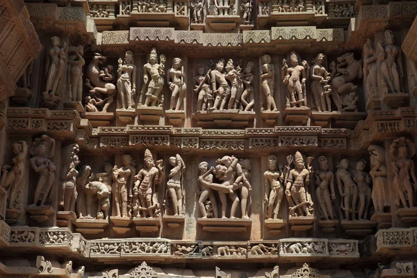 A Cidade do Templo de Khajuraho na Índia — Fotografia de Stock