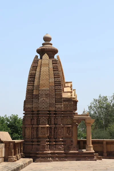 A templom városa Indiában khajuraho — Stock Fotó