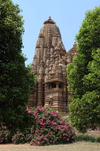 Chrám město khajuraho v Indii — Stock fotografie