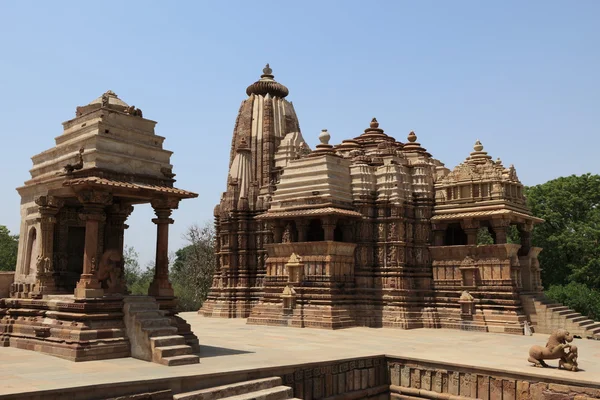 Hindistan'da khajuraho Tapınağı şehir — Stok fotoğraf