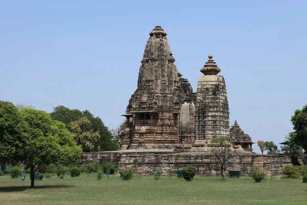 La Città del Tempio di Khajuraho in India — Foto Stock