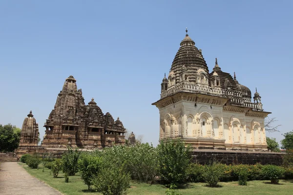 La Città del Tempio di Khajuraho in India — Foto Stock