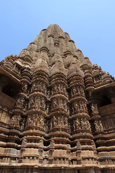 The Temple City of Khajuraho in India Stock Image