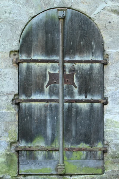 Porta de madeira — Fotografia de Stock