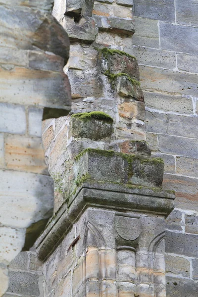 De pijlers van het klooster paulinzella — Stockfoto