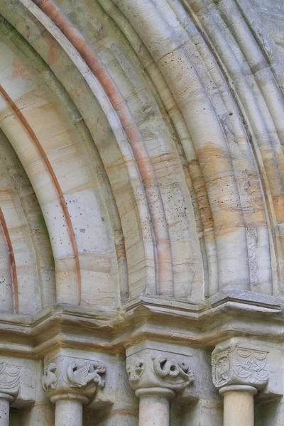 The Pillars of the Monastery Paulinzella — Stock Photo, Image