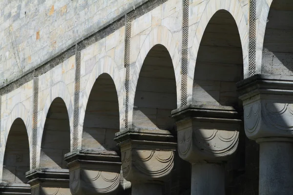 Los pilares del monasterio Paulinzella — Foto de Stock