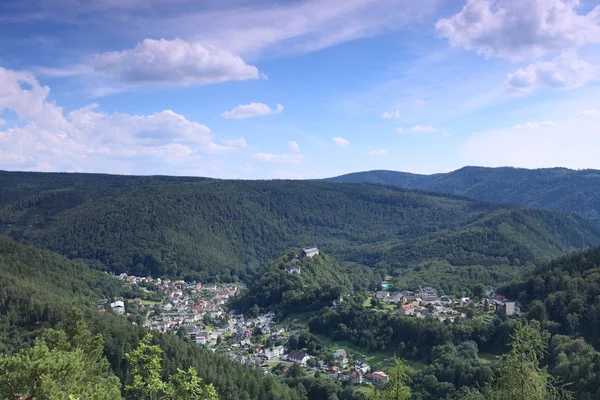 A cidade de Schwarzburg — Fotografia de Stock