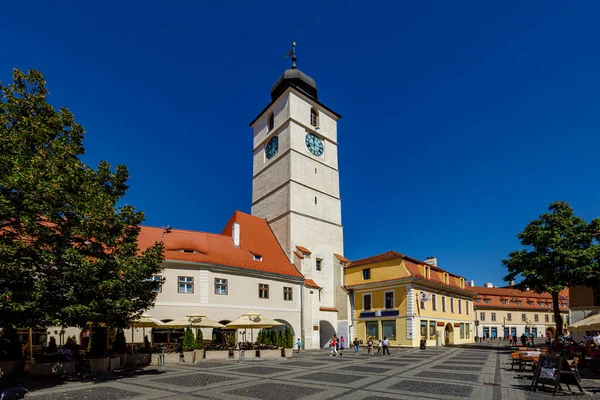 Historic City Sibiu Romania August 2021 — Stock Photo, Image