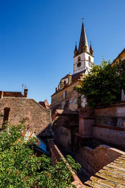 Cidade Sibiu Roménia — Fotografia de Stock