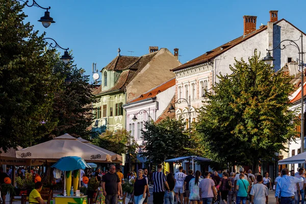 Die Stadt Sibiu Rumänien August 2021 — Stockfoto