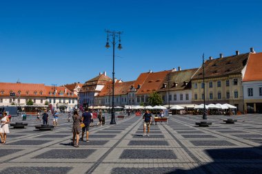 Romanya 'nın tarihi Sibiu kenti, 07 Ağustos 2021