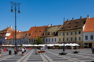Romanya 'nın tarihi Sibiu kenti, 07 Ağustos 2021