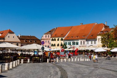 Romanya 'nın tarihi Sibiu kenti, 07 Ağustos 2021