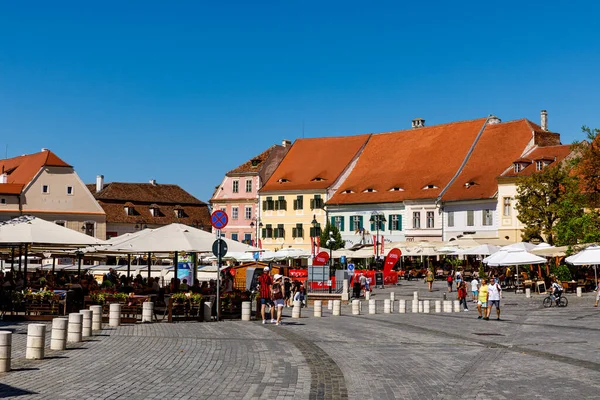 Romanya 'nın tarihi Sibiu kenti, 07 Ağustos 2021