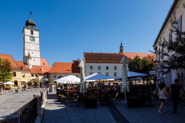 Romanya 'nın tarihi Sibiu kenti, 07 Ağustos 2021