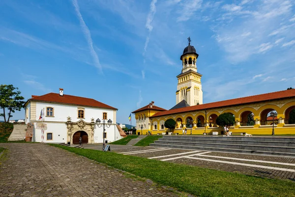 Het Oude Fort Van Alba Iulia Roemenië Augustus 2021 — Stockfoto