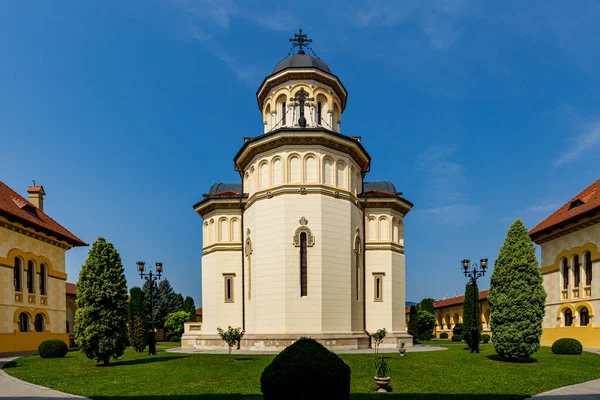 Kerk Van Citadel Van Alba Iulia Roemenië Augustus 2021 — Stockfoto