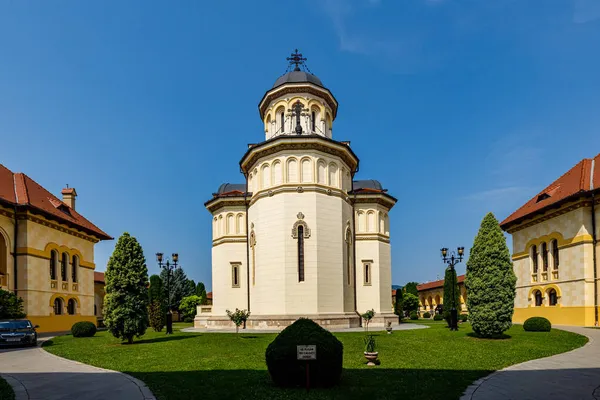 Kerk Van Citadel Van Alba Iulia Roemenië Augustus 2021 — Stockfoto