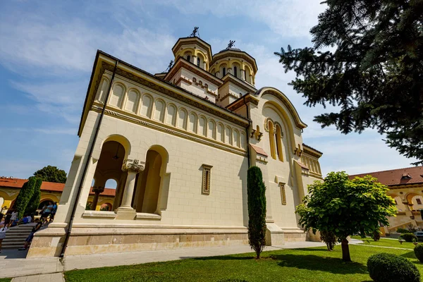 Gereja Benteng Alba Iulia Rumania Agustus 2021 — Stok Foto
